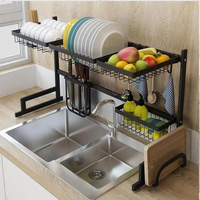 Stainless steel paint kitchen rack