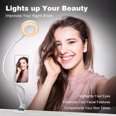 Professional Portable LED Light with Cell Phone Holder