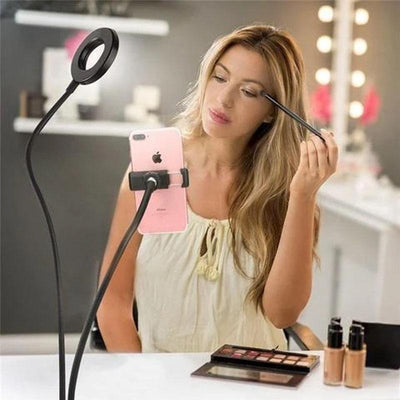 Professional Portable LED Light with Cell Phone Holder